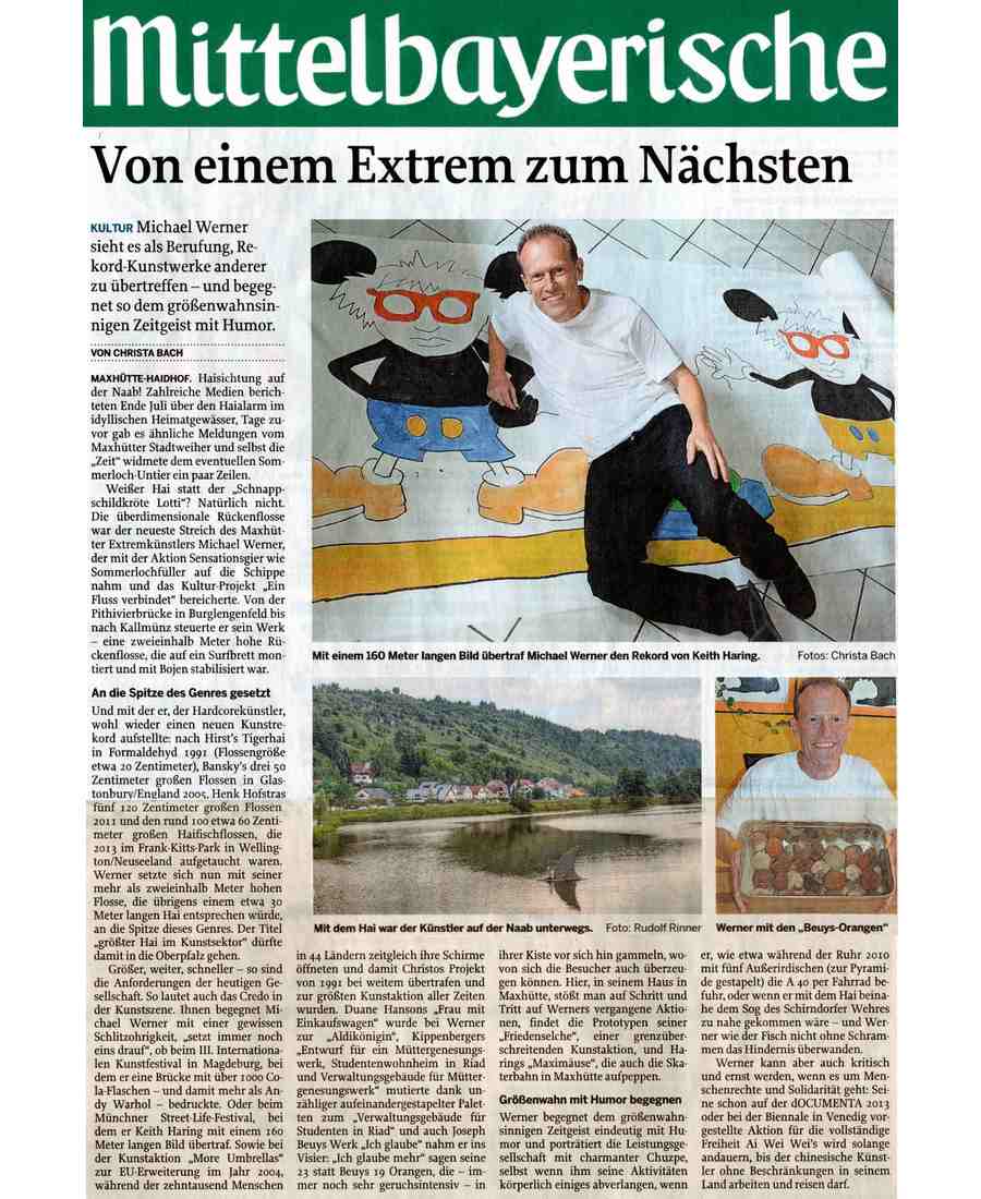 Hardcorekunst aus Maxhütte-Haidhof: Michael Werner